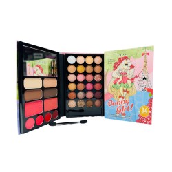 پالت سایه چند کاره 34 رنگ EYESHADOW BLUSHER LIP STICK HIGHLIGHTER EYEBROW