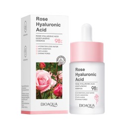 سرم رطوب کننده و آبرسان عصاره گل رز BI OA QUA ROSE HYALURONIC ACID MOISTURIZING SERUM