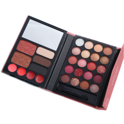 پالت سایه چند کاره 29 رنگ EYESHADOW BLUSHER LIP STICK HIGHLIGHTER EYEBROW