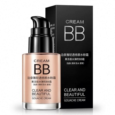 بی بی کرم پمپی یکدست و شفاف کننده پوست بی وا کوا  BI OA QU A CLEAR BEAUTIFUL GOUACHE CREAM