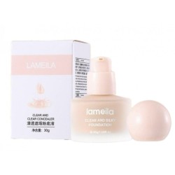 کرم پودر و کانسیلر فول کاور لامیلا LAMEILA CLEAR AND CLEAR CONCEALER