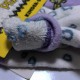 جوراب ساق بلند تو کرکی دخترانه پیناتس پک 2 عددی استپ دار PEANUTS KINDER SOCKEN