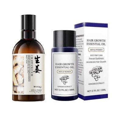 روغن تقویت رشد مجدد مو بریلی و شامپو  زنجبیل BREYLEE HAIR GROWTH ESSENTIAL OIL