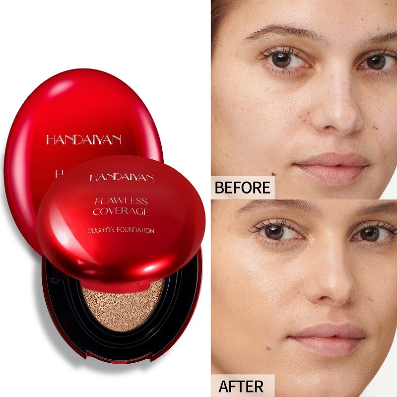 کوشن کرم پودری هندیان طرح تیر تیر HANDAIYAN MASK FIT CUSHION FOUNDATION