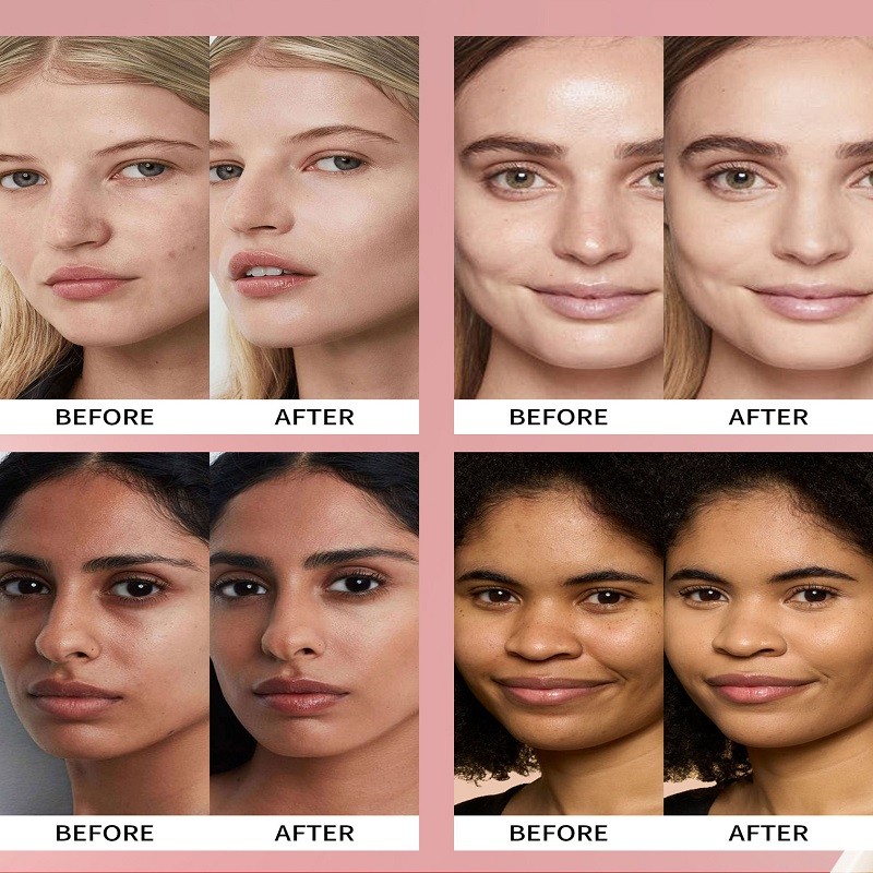 کوشن کرم پودری هندیان طرح تیر تیر HANDAIYAN MASK FIT CUSHION FOUNDATION