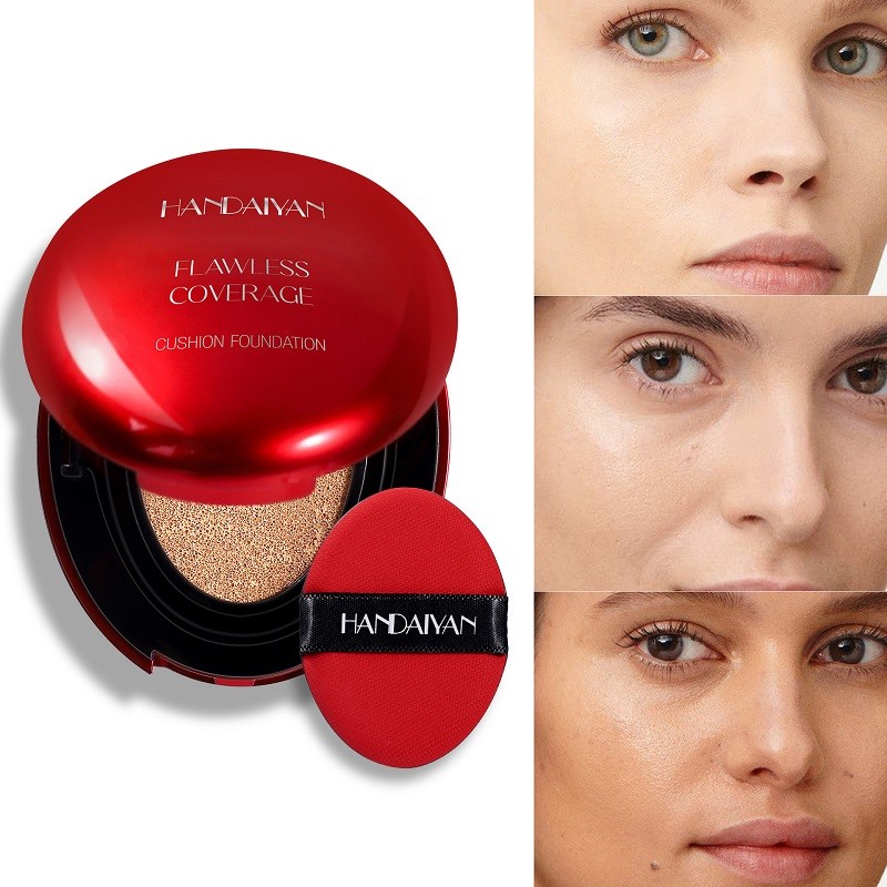 کوشن کرم پودری هندیان طرح تیر تیر HANDAIYAN MASK FIT CUSHION FOUNDATION