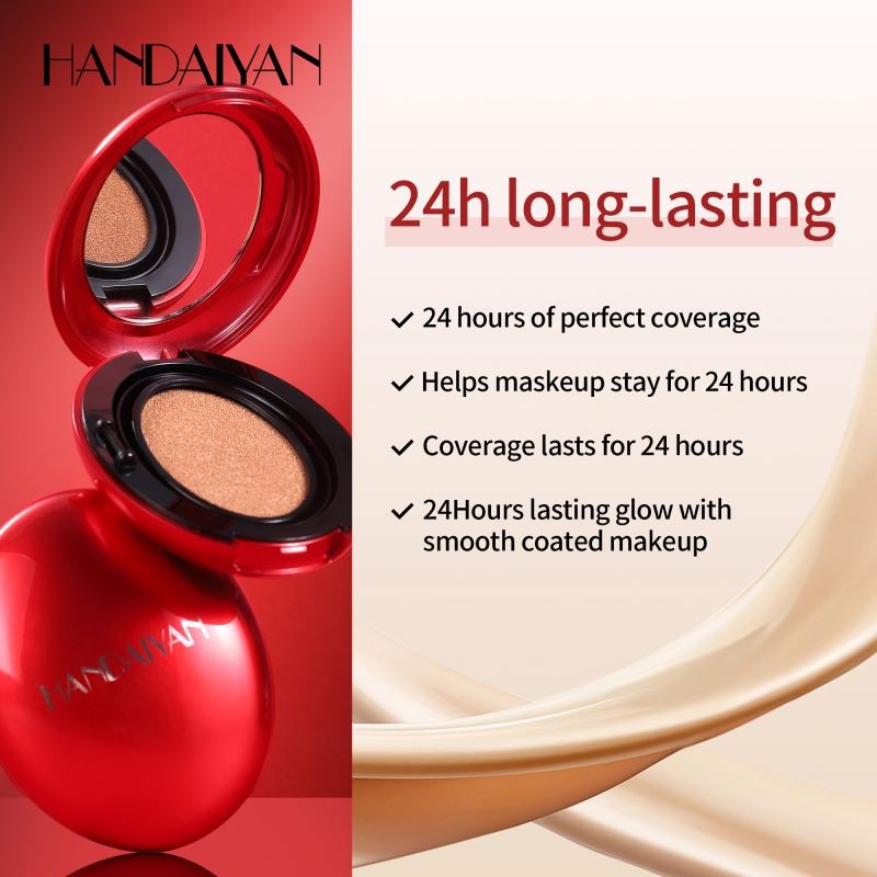 کوشن کرم پودری هندیان طرح تیر تیر HANDAIYAN MASK FIT CUSHION FOUNDATION
