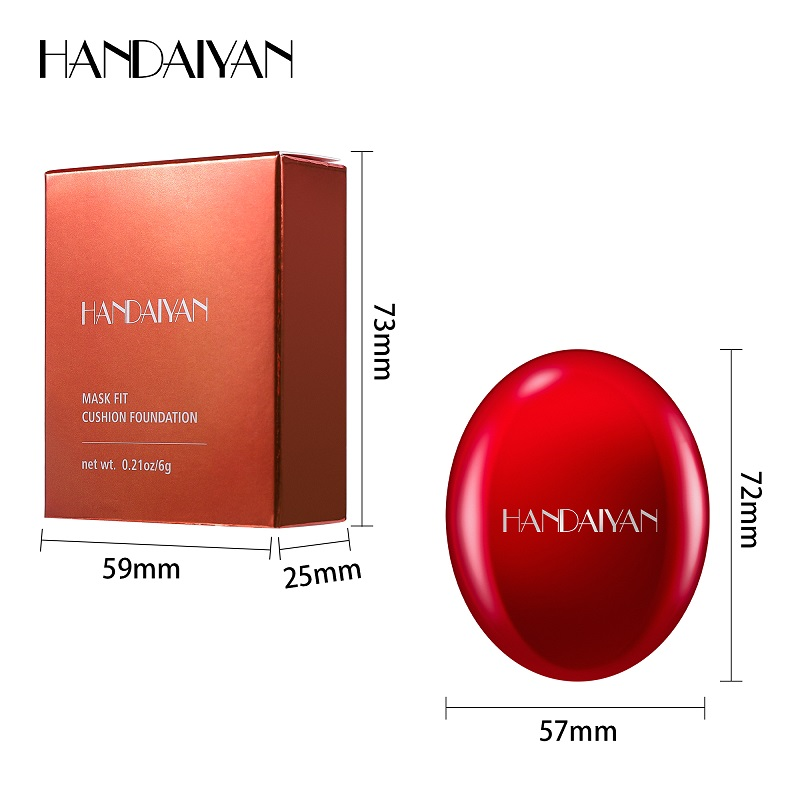کوشن کرم پودری هندیان طرح تیر تیر HANDAIYAN MASK FIT CUSHION FOUNDATION