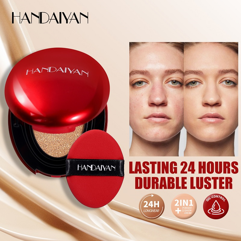 کوشن کرم پودری هندیان طرح تیر تیر HANDAIYAN MASK FIT CUSHION FOUNDATION