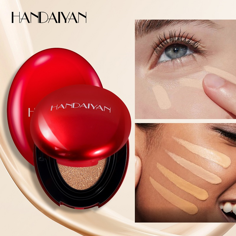 کوشن کرم پودری هندیان طرح تیر تیر HANDAIYAN MASK FIT CUSHION FOUNDATION