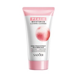 فوم پاک کننده و مرطوب کننده صورت عصاره هلو سادور SADOER PEACH MOISTURIZE CLEANING CLEANSER