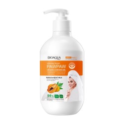 شاور ژل روشن کننده بدن عصاره شیر بز و پاپایا بی وآ کوا BI OA QUA PAWPAW VITAMIN C SHOWER GEL
