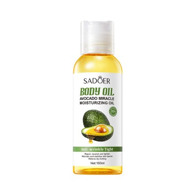 روغن مرطوب کننده صورت و بدن عصاره آووکادو سادور SADOER BODY OIL AVOCADO MIRACLE MOISTURIZING OIL