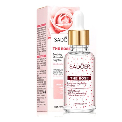 سرم  روشن کننده و از بین برنده لک  گل رز سادور sadoer rose soothing moisturizing brighten