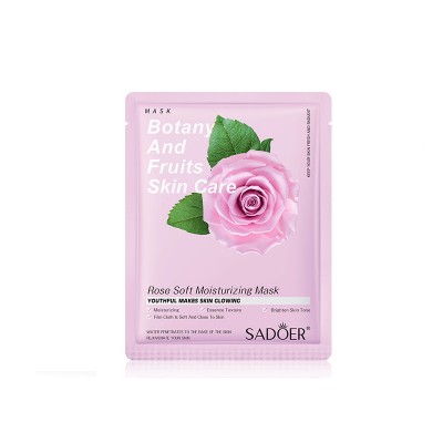 ماسک ورقه ای گل رز سادور sadoer rose moisturizing mask