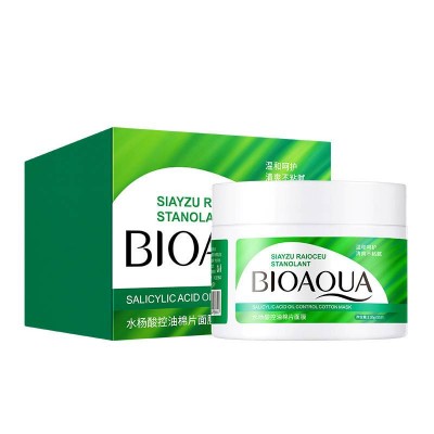 پد ضد جوش و کنترل چربی سالیسیلیک اسید بیوآکوا BIOAQUA SALICYLIC ACID OIL CONTROL COTTON MASK