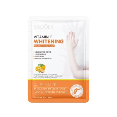 ماسک ورقه ای دست ویتامین C سادور SADOER VITAMIN C WHITENING HAND MASK