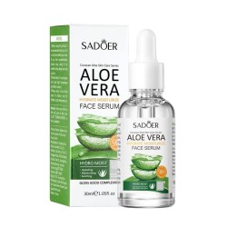 سرم آبرسان و مرطوب کننده عصاره آلوئه ورا سادور SADOER ALOE VERA HYDRATE MOISTURIZE FACE SERUM