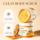 اسکراب بدن آنتی اکسیدان و روشن کننده عصاره زردچوبه سادور  SADOER TURMERIC ANTIOXIDANT CLEAN BODY SCRUB