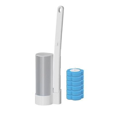 توالت فرنگی شور اسفنجی DISPOSABLE TOILET BRUSH WITH CLEANING LIQUID