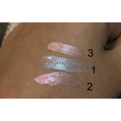 لیپ گلاس هایلایتر لب مایع یوشاس ushas holographic lip gloss