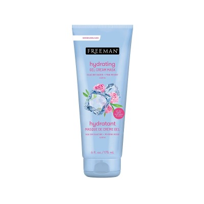 ماسک آبرسان گل پئونی و یخچالهای طبیعی فریمن FREEMAN GLACIER WATER PINK PEONY CALMS GEL CREAM MASK