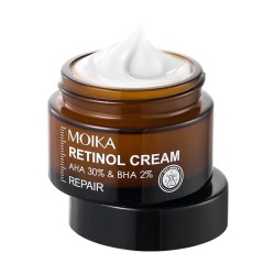 کرم رتینول کلاژن ترمیم کننده و مرطوب کننده ضد پیری پوست مویکا MOIKA RETINOL CREAM AHA 30% & BHA 2%