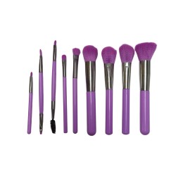 ست براش پاستیلی 9 عددی PASTEL MAKEUP BRUSH SET 9 PIECES