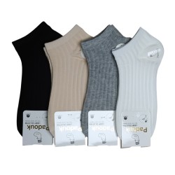 جوراب مچی زنانه طرح کبریتی پادوک PADOUK WOMEN ANKLE SOCKS MATCH DESIGN