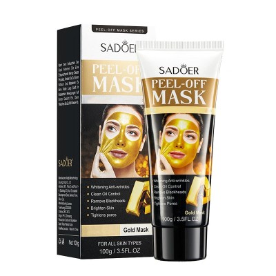 ماسک پیل آف طلا و کلاژن سادور SADOER PEEL OFF MASK GOLD COLLAGEN