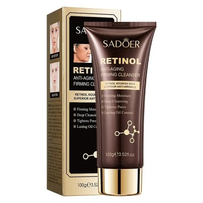 فوم شستشوی صورت ضد پیری و جوانساز حاوی رتینول سادور SADOER RETINOL ANTI AGING FIRMING CLEANSER