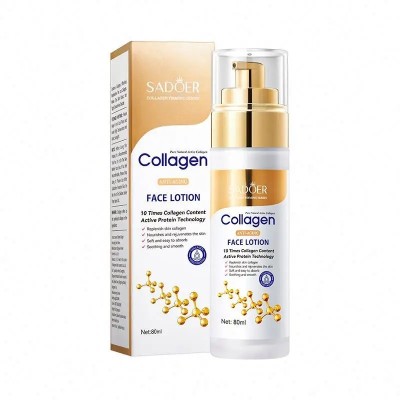 لوسیون صورت پمپی ضد پیری و جوانساز حاوی کلاژن سادور SADOER COLLAGEN ANTI AGING FACE LOTION