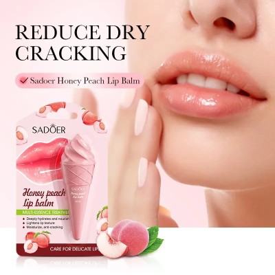 بالم لب طرح بستنی میوه ای سادور SADOER ICE CREAM FRUIT LIP BALM